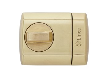 Cerrojo sobr. 7x75+26x24mm 4930-hl dor con llave lince