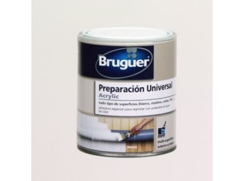 Pintura prep. mad 750 ml bl int/ext agua acril bruguer