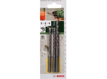 Broca horm. sds quick 05/6/8 mm 03pz uneo bosch