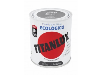 Esmalte acril bri. 750 ml gr/med al agua ecologico titanlux