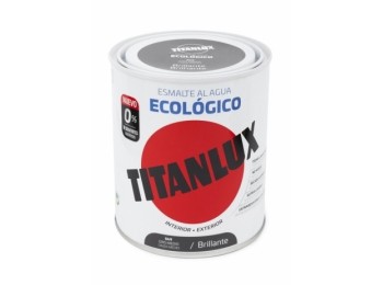 Esmalte acril bri. 750 ml gr/med al agua ecologico titanlux