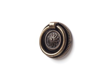 Tirador mueb 9x38mm zamak cuero rei