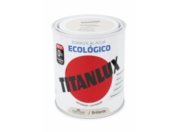 Esmalte acril bri. 750 ml bl/pie al agua ecologico titanlux