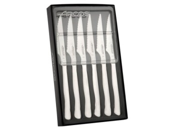 Cuchillo coc chuletero 100mm m/inox inox arcos 378000 6 pz