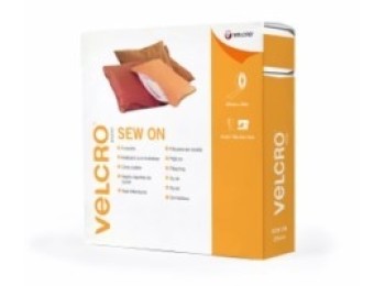 Cinta textil 20mmx 25mt bl velcro