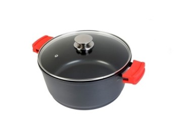 Cacerola alta 28cm c/tapa ind al/fu ecostone wecook