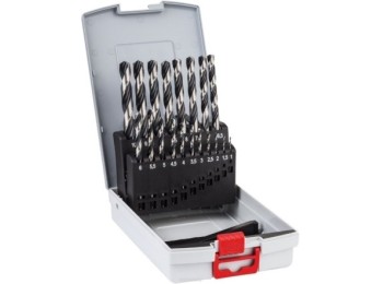 Broca met rect hss-r 01-10mm 19pz hss-r pointteq bosch
