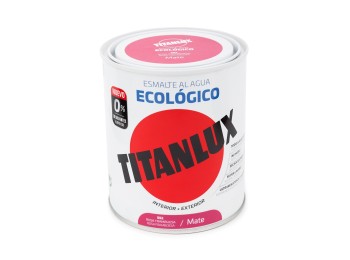 Esmalte acril sat. 750 ml ros/fram al agua ecologico titanlu