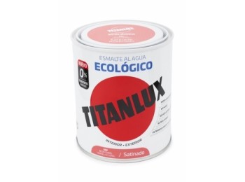 Esmalte acril sat. 750 ml ro/cor al agua ecologico titanlux