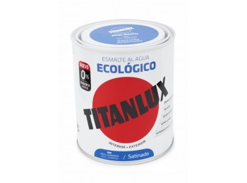 Esmalte acril sat. 750 ml az/lum al agua ecologico titanlux