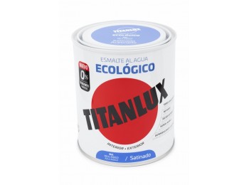 Esmalte acril sat. 750 ml az/indi al agua ecologico titanlux
