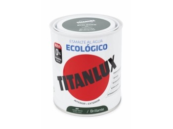 Esmalte acril bri. 750 ml ver/may al agua ecologico titanlux