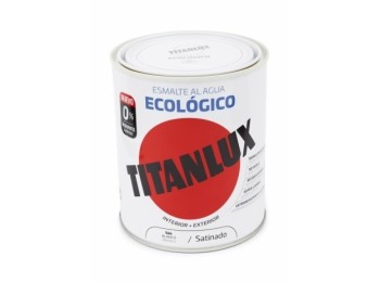 Esmalte acril sat. 750 ml bl al agua ecologico titanlux
