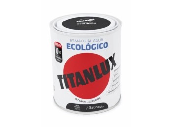 Esmalte acril sat. 750 ml ne al agua ecologico titanlux