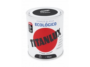 Esmalte acril mate 750 ml ne al agua ecologico titanlux