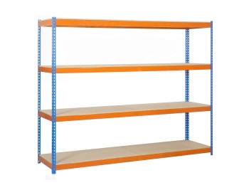 Kit Ecoforte 1806-4 Chipboard Azul/naranja/madera 2000x1420x600