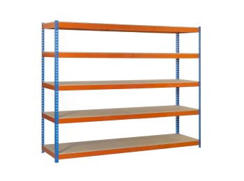 Kit Ecoforte 1504-5 Chipboard Azul/naranja/madera 2000x1500x450