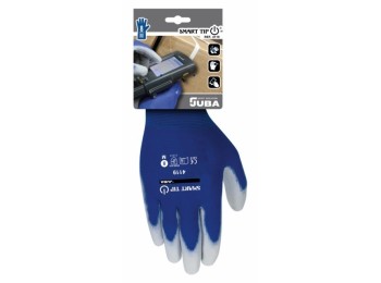 Guante mecanico xl10 smart tip pu polie az/gr juba