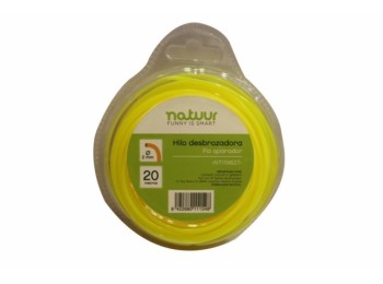 Hilo jard 2mm desbrozador natuur nyl ama rdo 20 mt