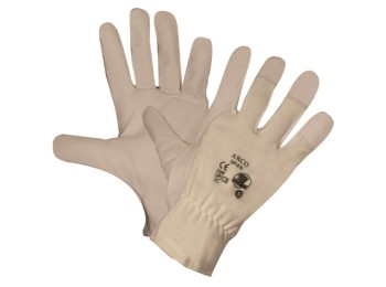 Guante s07 cabritilla arco piel nat 3l