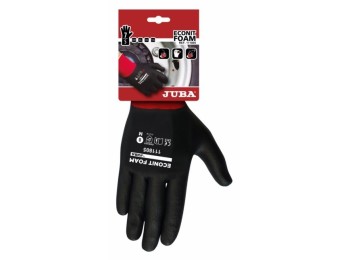 Guante mecanico m08 p/nit eco-nit  foam nyl ro/ne juba