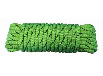 Cuerda trenz. 06mm nyl ve/ne db escalada hyc 10 mt