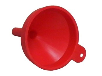 Embudo trasv. liq 16cm pico rigido s/filt. pl mato