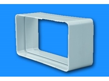 Manguito ex/aire tubo rectangular ign/aut termop bl sist 100