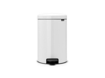 Cubo bas. c/pedal 20l cub.extr. inox bl newicon brabantia