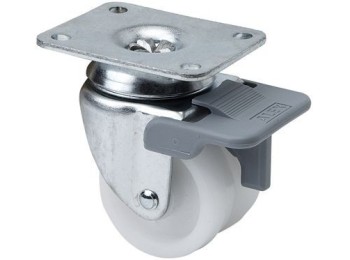 Rueda gir.dble c/f 018mm 1-0390 pl.070x055 090kg.liso pp bl