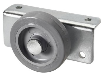 Rueda fija soporte 050mm 1-0775 angular 060kg goma gr 63n50-