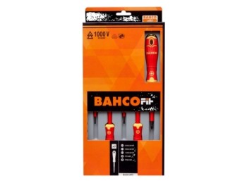 Destornillador aislado 3recta+ph1+ph2 m/bic bahco 5 pz