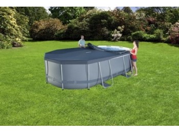 Cobertor pisc. 418x230cm ovalado bestway gr
