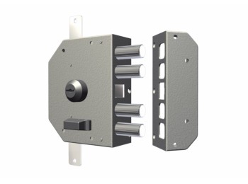 Cerradura seg. sobr. 130x164x32mm 60mm 3450crd cr. derecha s