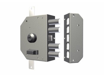 Cerradura seg. sobr. 130x164x32mm 60mm 3450dord dor derecha