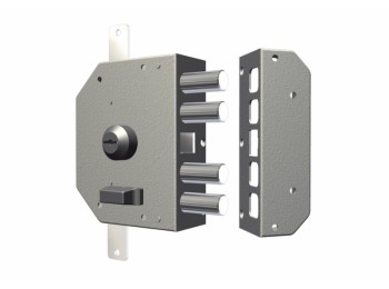 Cerradura seg. sobr. 130x164x32mm 60mm 3450dori dor izquierd