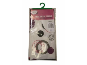 Funda tabla planchar 130x45cm alg surt vivahogar