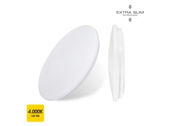 Plafon circ 18w 1260lm 4000k 33x6,6cm bl sup. led extraplano
