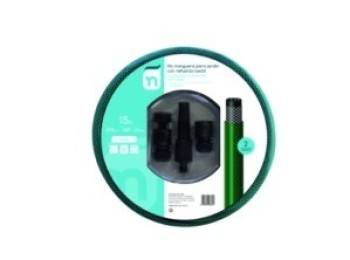 Manguera riego 15mt-15 3c natuur ver easy trenz +acc nt99216