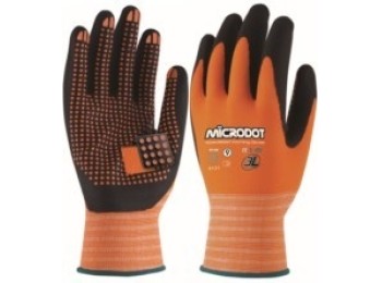 Guante mecanico s07 puntos dot-t 3l nyl na/ne wx-666 microdo