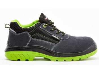 Zapato seg t38 s1p bellota serraje negra/verde comp+ pu/pl n