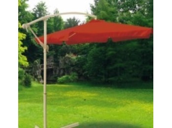 Parasol jard 3mt lateral natuur alu terra s/fald