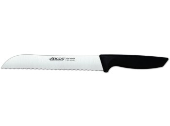 Cuchillo coc pan 200mm m/polip niza ne acero nitrium arcos 1