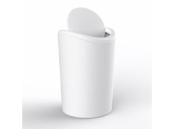 Cubo baño 6lt pl bl basculante tatay