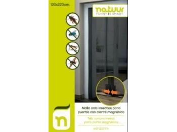 Malla mosq 120x220 cm pta natuur ne magn nt125777