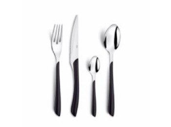 Cuberteria mesa amefa ne acero inox + abs amefa 24 pz