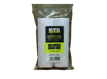 Rodillo pint r/mini 2 pz 11 cm multiusos poro 0 nivel