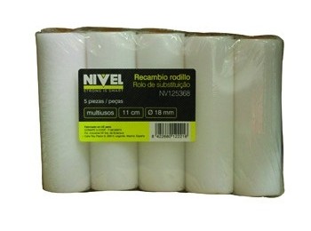 Rodillo pint r/mini 5 pz 11 cm multiusos poro 0 nivel