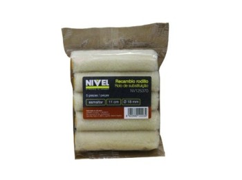 Rodillo pint r/mini 5 pz 11 cm esmalt/barn disol. nivel