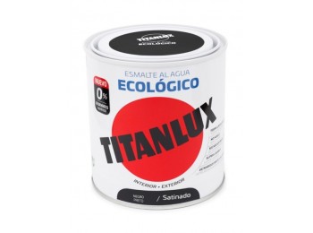 Esmalte acril sat. 250 ml ne al agua ecologico titanlux
